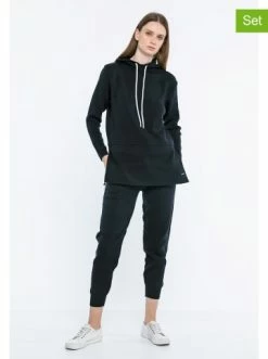 Besorgen 🎁 Sweatshirts & Sweatjacken GIORGIO DI MARE 2tlg. Outfit In Dunkelblau Günstig Kaufen ✨