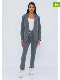 Am billigsten 😍 Große Größen GIORGIO DI MARE 2tlg. Outfit In Grau Günstig Kaufen 🎁