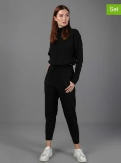 Auslauf 💯 Pullover & Cardigans GIORGIO DI MARE 2tlg. Outfit In Schwarz Günstig Kaufen 💯