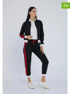 Neu 🛒 Outdoor & Sport GIORGIO DI MARE 2tlg. Outfit In Schwarz/ Rot Günstig Kaufen ⌛