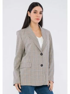 Billig 🧨 Große Größen GIORGIO DI MARE Blazer In Beige/ Schwarz Günstig Kaufen 👍 -Giorgio Di Mare Shop giorgio di mare blazer in beige schwarz 2
