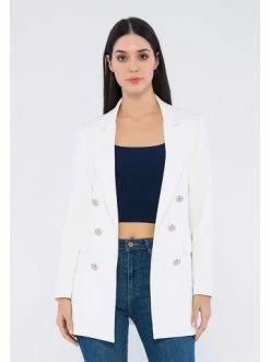 Brandneu 😍 Große Größen GIORGIO DI MARE Blazer In Creme Günstig Kaufen ❤️