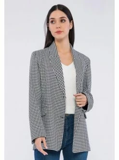 Blitzangebot 😍 Große Größen GIORGIO DI MARE Blazer In Weiß/ Schwarz Günstig Kaufen ⭐