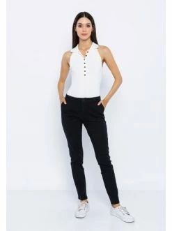 Neu 🔥 Hosen GIORGIO DI MARE Chino In Schwarz Günstig Kaufen ✔️