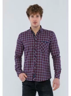 Aktion ✔️ Hemden GIORGIO DI MARE Hemd In Dunkelblau/ Rot/ Bunt Günstig Kaufen 😀