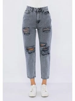Coupon 💯 Große Größen GIORGIO DI MARE 👖 Jeans - Mom Fit - In Grau Günstig Kaufen 🛒