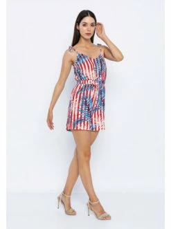 Auslauf ⌛ Hosen GIORGIO DI MARE Jumpsuit In Rot/ Bunt Günstig Kaufen 🔥 -Giorgio Di Mare Shop giorgio di mare jumpsuit in rot bunt 2