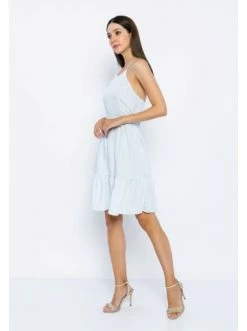 Besorgen 💯 Große Größen GIORGIO DI MARE Kleid In Hellblau/ Weiß Günstig Kaufen 🎉 -Giorgio Di Mare Shop giorgio di mare kleid in hellblau weiss 1