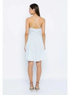 Besorgen 💯 Große Größen GIORGIO DI MARE Kleid In Hellblau/ Weiß Günstig Kaufen 🎉 -Giorgio Di Mare Shop giorgio di mare kleid in hellblau weiss 3