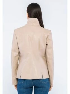 Besorgen 😉 Jacken & Mäntel GIORGIO DI MARE Lederjacke In Beige Günstig Kaufen ✔️ -Giorgio Di Mare Shop giorgio di mare lederjacke in beige 4