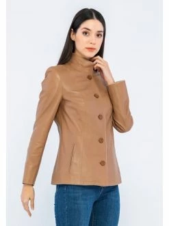 Rabatt ❤️ Jacken & Mäntel GIORGIO DI MARE Lederjacke In Camel Günstig Kaufen 🥰 -Giorgio Di Mare Shop giorgio di mare lederjacke in camel 3