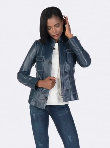 Budget 🎁 Jacken & Mäntel GIORGIO DI MARE Lederjacke In Dunkelblau Günstig Kaufen ✨ 4 Budget 🎁 Jacken & Mäntel GIORGIO DI MARE Lederjacke In Dunkelblau Günstig Kaufen ✨ – Bild 2