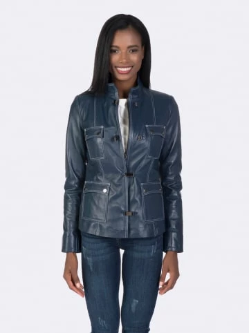 Budget 🎁 Jacken & Mäntel GIORGIO DI MARE Lederjacke In Dunkelblau Günstig Kaufen ✨ 8 Budget 🎁 Jacken & Mäntel GIORGIO DI MARE Lederjacke In Dunkelblau Günstig Kaufen ✨ – Bild 6