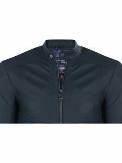 Bester Verkauf 🎁 Jacken & Mäntel GIORGIO DI MARE Lederjacke In Dunkelblau Günstig Kaufen ✨ -Giorgio Di Mare Shop giorgio di mare lederjacke in dunkelblau 55