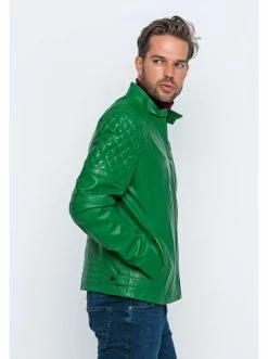 Bester Verkauf 😉 Jacken & Mäntel GIORGIO DI MARE Lederjacke In Grün Günstig Kaufen ⌛ -Giorgio Di Mare Shop giorgio di mare lederjacke in grun 8