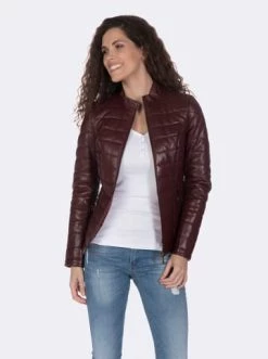 Bestes Angebot ❤️ Jacken & Mäntel GIORGIO DI MARE Lederjacke In Rot Günstig Kaufen ⌛