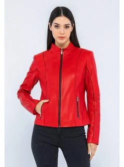 Neu 👍 Jacken & Mäntel GIORGIO DI MARE Lederjacke In Rot Günstig Kaufen 🤩 -Giorgio Di Mare Shop giorgio di mare lederjacke in rot 8