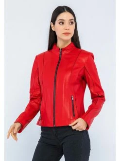 Neu 👍 Jacken & Mäntel GIORGIO DI MARE Lederjacke In Rot Günstig Kaufen 🤩 -Giorgio Di Mare Shop giorgio di mare lederjacke in rot 9