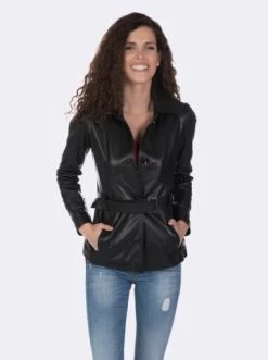 Schlussverkauf 👍 Jacken & Mäntel GIORGIO DI MARE Lederjacke In Schwarz Günstig Kaufen ✔️