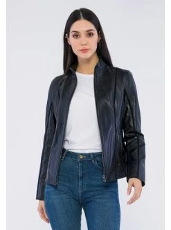 Am billigsten 💯 Jacken & Mäntel GIORGIO DI MARE Lederjacke In Schwarz Günstig Kaufen 🥰