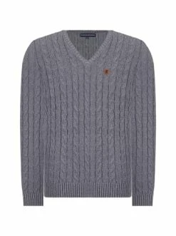 Neu 🔔 Pullover & Cardigans GIORGIO DI MARE Pullover In Grau Günstig Kaufen 😍