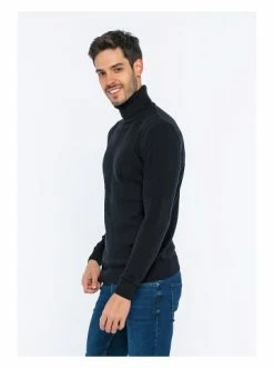 Top 10 🎁 Pullover & Cardigans GIORGIO DI MARE Rollkragenpullover In Schwarz Günstig Kaufen 🎁 -Giorgio Di Mare Shop giorgio di mare rollkragenpullover in schwarz 2