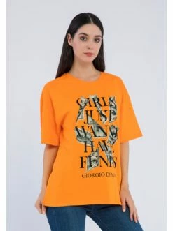 Angebote ✔️ Große Größen GIORGIO DI MARE 👕 Shirt In Orange Günstig Kaufen ✔️ -Giorgio Di Mare Shop giorgio di mare shirt in orange 2