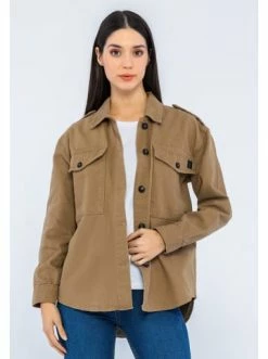 Blitzangebot 🌟 Große Größen GIORGIO DI MARE Übergangsjacke In Hellbraun Günstig Kaufen 🌟