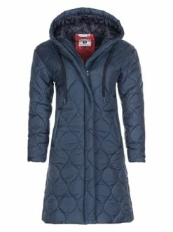 Besorgen 😀 Große Größen GIORGIO DI MARE Wintermantel In Dunkelblau Günstig Kaufen 👍